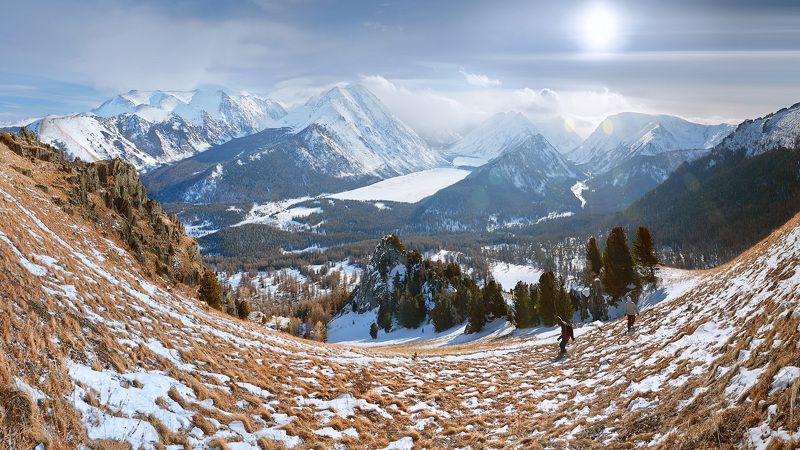 Нижнее и Среднее Мультинское озеро.photo preview