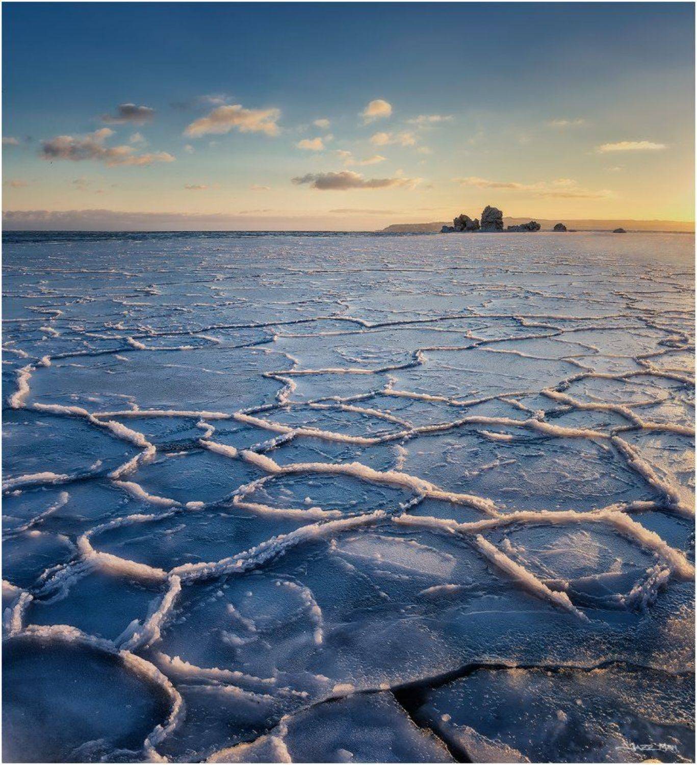 ***. Автор: Jazz Man Закат, Керчь, Крым, Лед, Черное море, Jazz Man