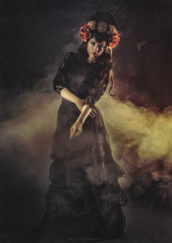 Арт, Венок, Ворожея, Дым, Колдунья photo preview
