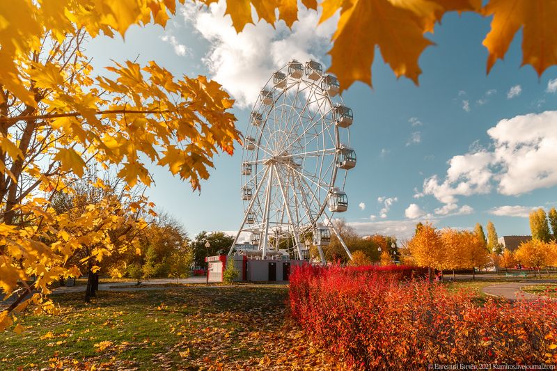 воронеж, осень, 2021, трк арена Колесо обозрения фото превью