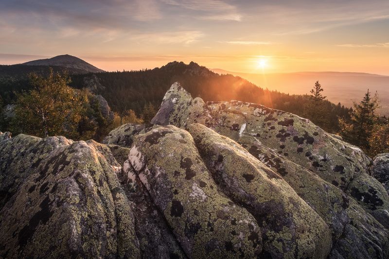 таганай, урал, южный урал, осень, рассвет, утро Притягательный Таганайphoto preview