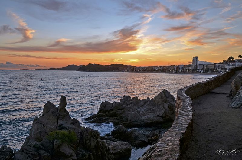 испания, льорет-де-мар, тропа, закат, вечер, октябрь Свет уходящего дняphoto preview