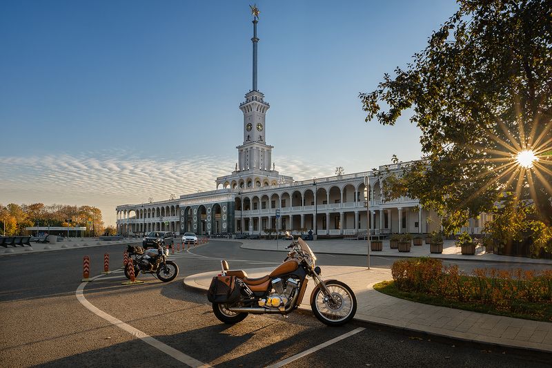 архитектура, осень, город, пейзаж, улицы Речной вокзалphoto preview