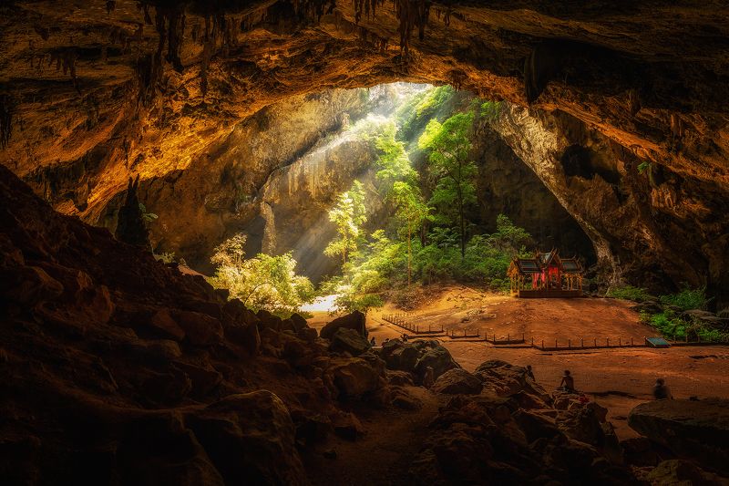 пещера, путешествие, пейзаж, таиланд, азия, landscape, thailand, asia, mountains, cave, travel, geology Сказочная пещера Phraya Nakhonphoto preview