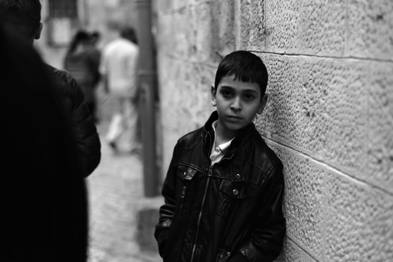 мальчик, портрет, чб  ***photo preview