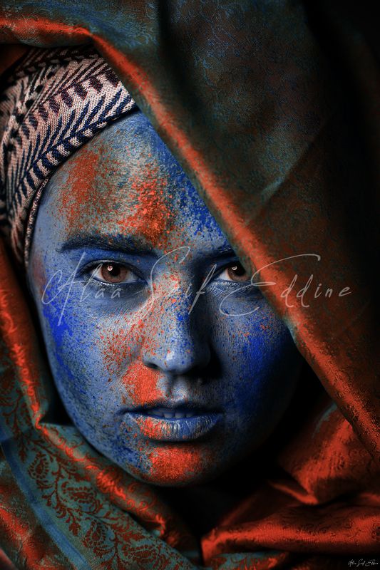 portrait,artphotography, female, light, emotions, alaaseifeddinephotography Haloween !photo preview