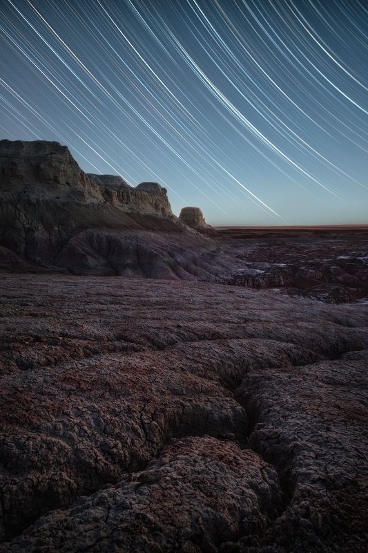 звезды, казахстан, вко, восточный казахстан, киин-кериш, астро, ночь, звездные треки, треки, startrail, startrails Сны Киин-Керишаphoto preview