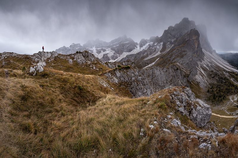 mountains, autumn, dolomites, italy In the Mountainsphoto preview