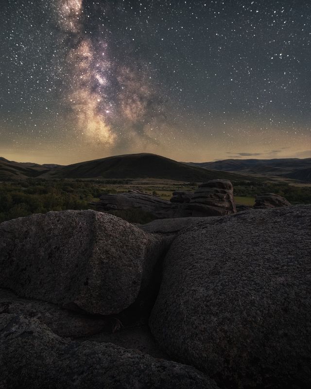 звезды, казахстан, вко, восточный казахстан, сибинские озера, астро, ночь, milky way, млечный путь Под покровом ночиphoto preview
