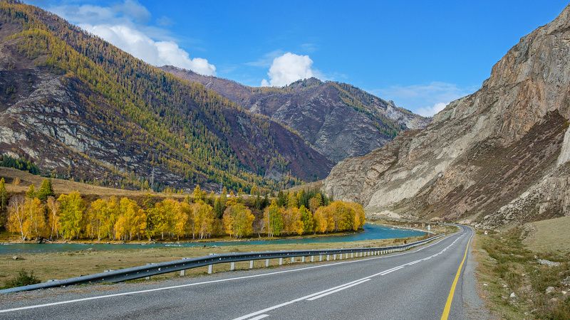 пейзаж, осень, Горный Алтай, Чуйский тракт  Чуйский тракт photo preview