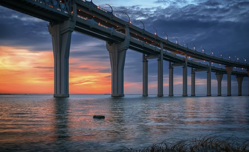 город,архитектура,мост,море Мост над моремphoto preview