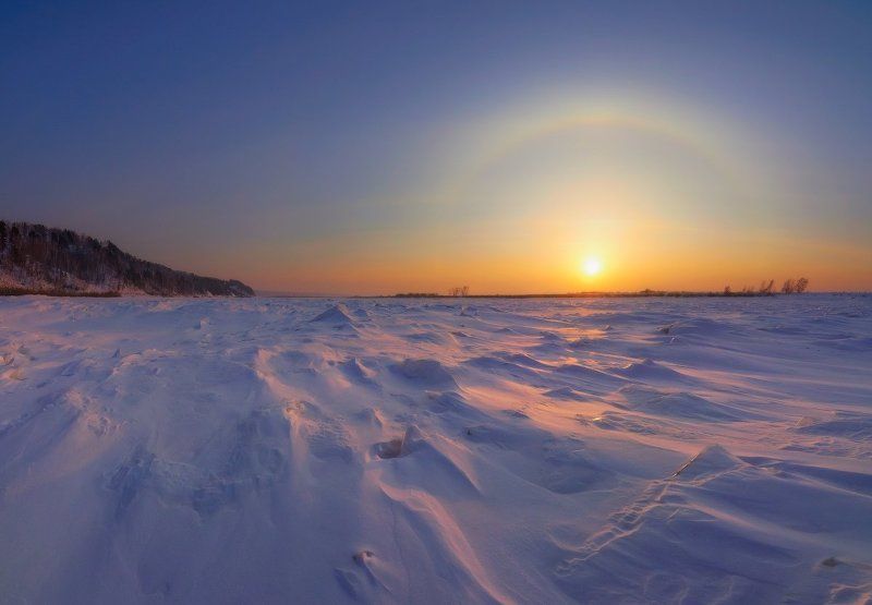 Солнечное гало над Томью.photo preview