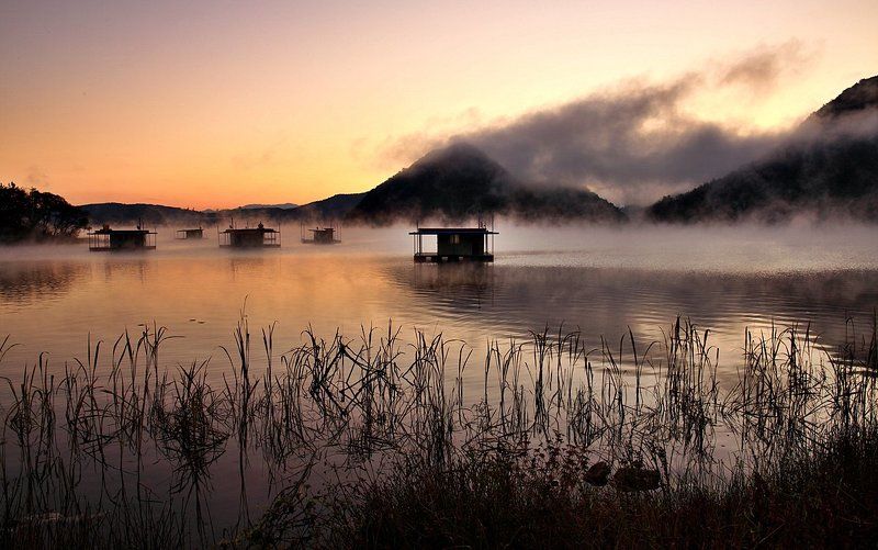 Fishing ground inthe morningphoto preview