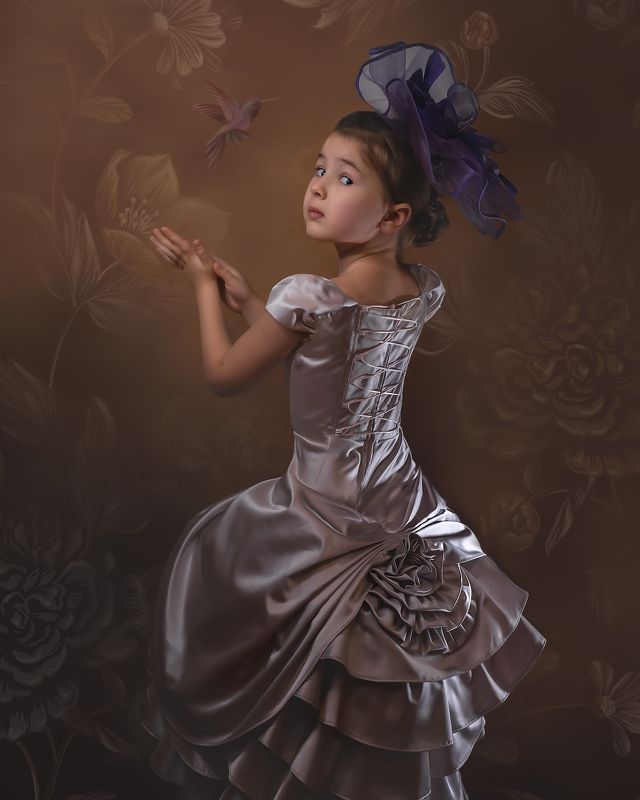 елена мамрукова, детский портрет Мадмуазельphoto preview