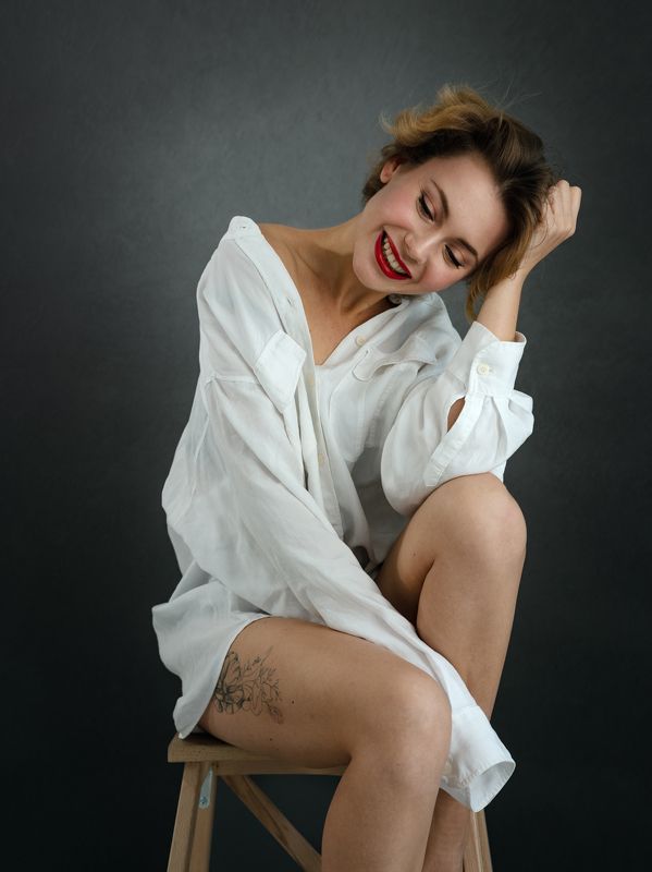 женщина, woman, woman portrait, beautiful woman, студийный портрет Ираphoto preview