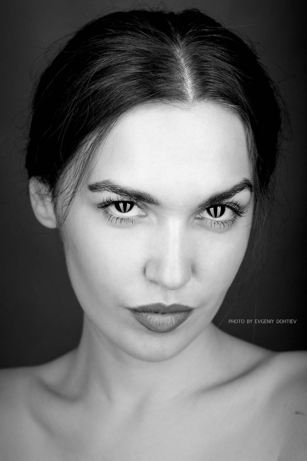 девушка, портрет, студия, чб, Евгений Дёгтев