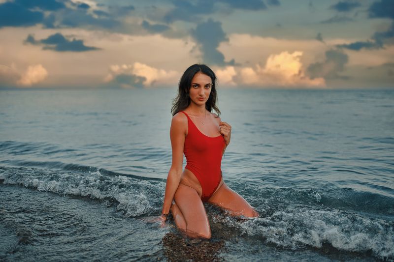 red swimsuitphoto preview