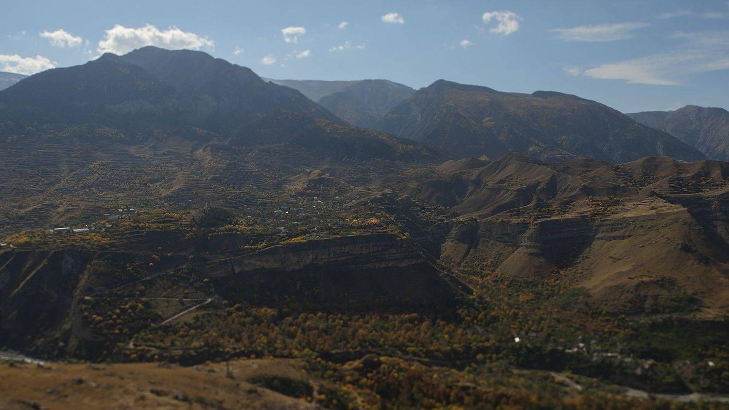 пейзаж, горы, Дагестан, tilt-shift, landscape, mountains, Ефимов Александр