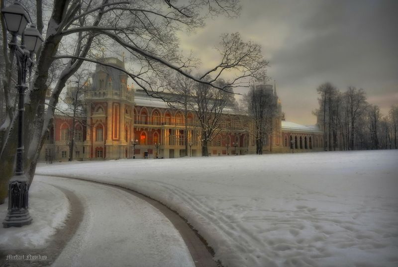 пейзаж,царицыно ,Mikhail Novikov,зима  Зимнее утро photo preview
