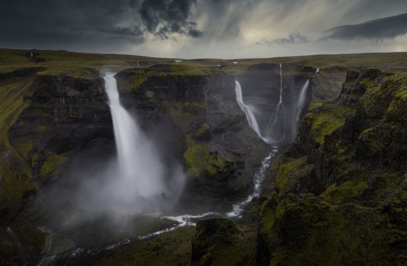 Hiafoss waterfall photo preview