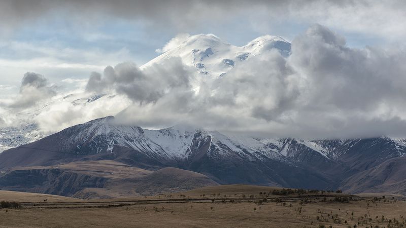 пейзаж, горы, эльбрус, осень, облака, landscape, mountains, elbrus, autumn, clouds Elbrusphoto preview