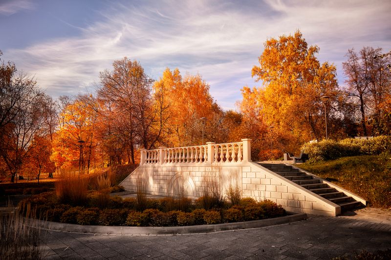 Осень в парке фото превью