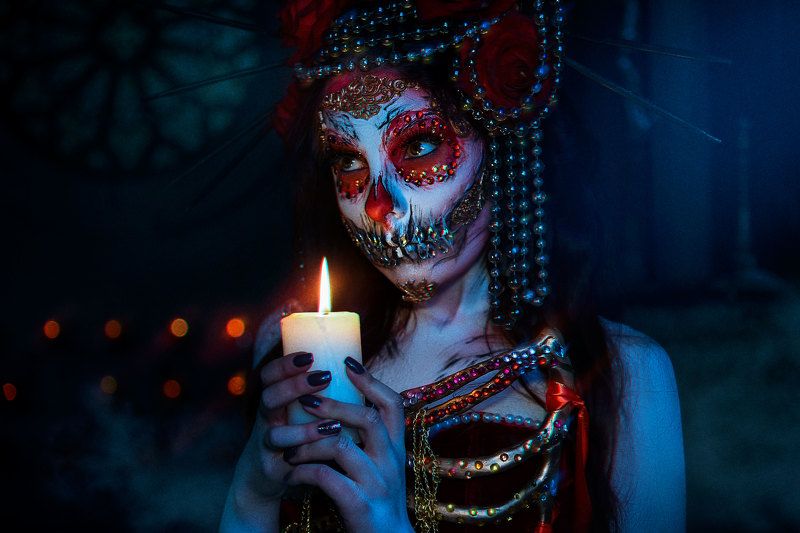horror, nightmare, santamuerte Santa Muertephoto preview