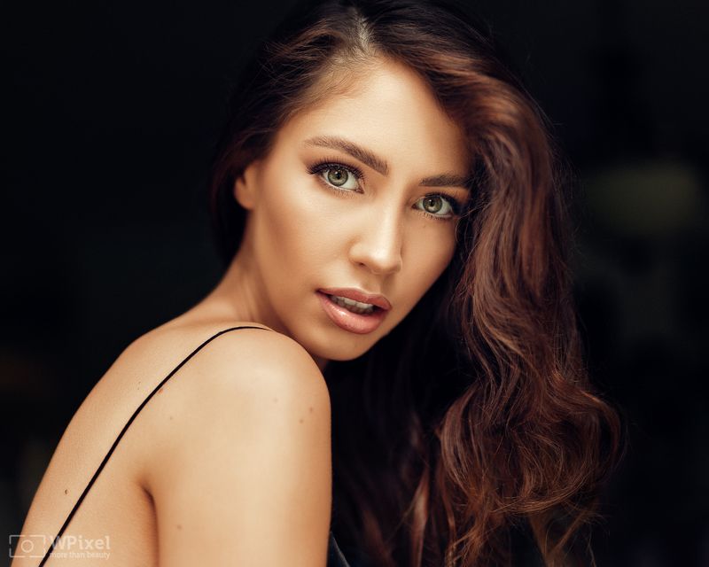 portrait, women, brunette, eyes women by wpixel (More Than Beauty)photo preview