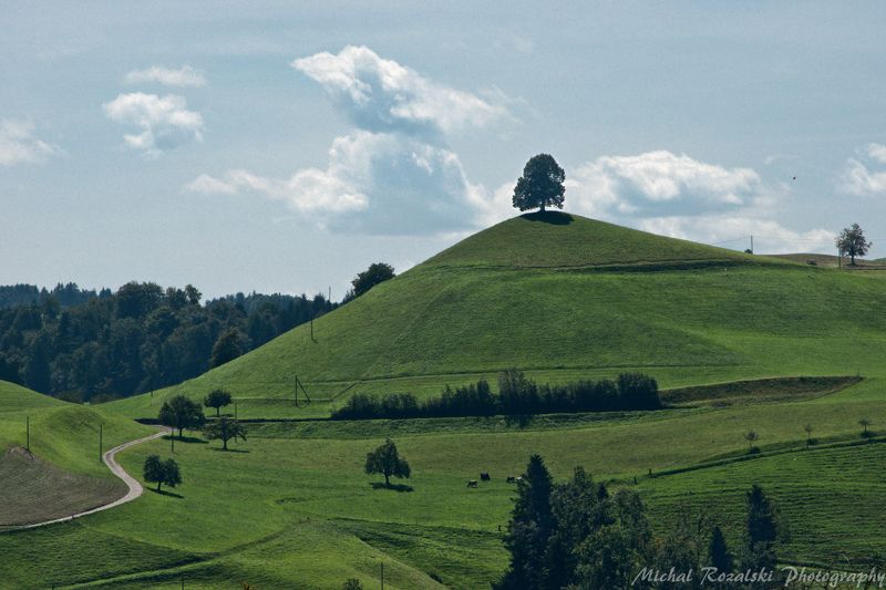mountains, ,landscape, ,hills, ,valley, ,summer, ,sky, ,clouds, ,swiss, ,holidays, ,tree, , Hobbitonphoto preview