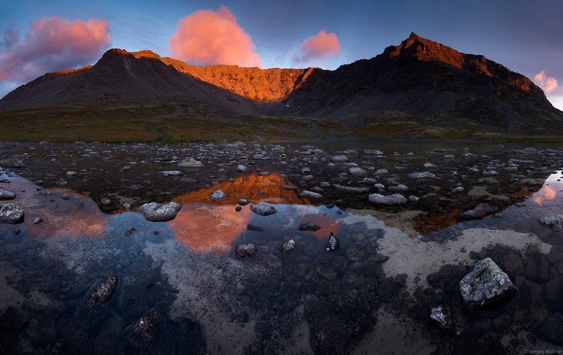 khibiny, kola peninsula, lake, mountains, горы, заполярье, кольский, малая белая, озеро, хибины Горные братьяphoto preview