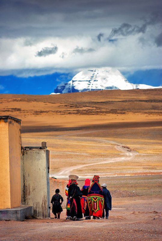 буддизм, гора, горы, кайлас, паломничество, тибет Дорога на Кайласphoto preview