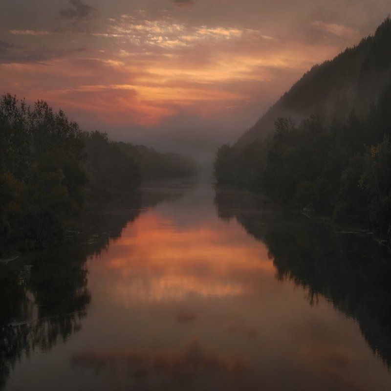 Рассвет над Северским Донцомphoto preview