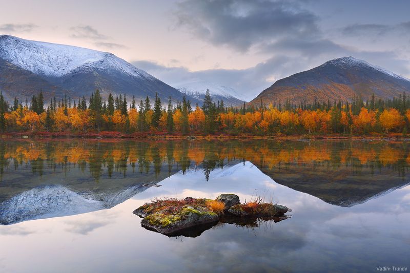 кольский, север, заполярье, хибины Две осениphoto preview