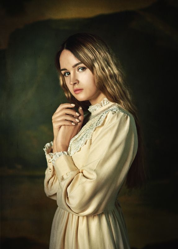 fine art, portrait, female portrait, портрет, женский портрет, файнарт Портрет девушкиphoto preview