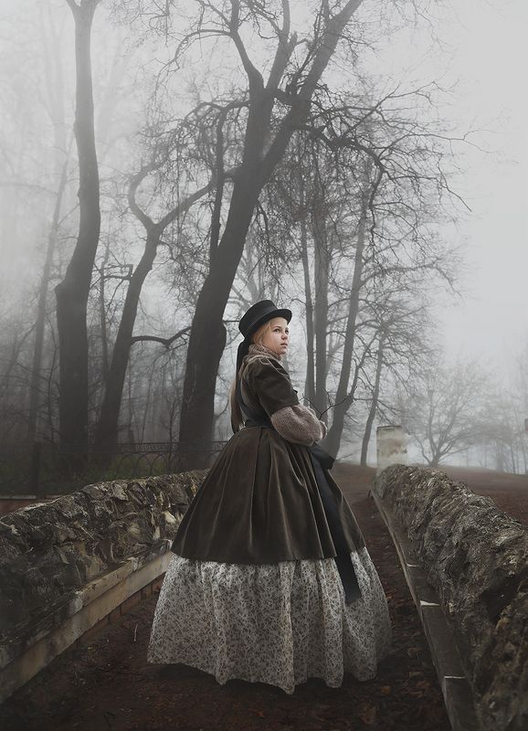 парк туман шибина shibina детишибиной утро туманное фото превью