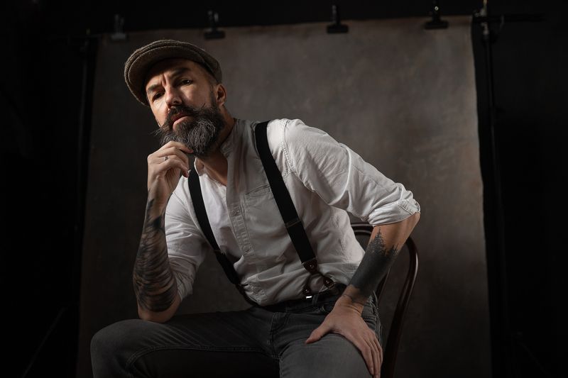 брутальный, мужской, красноярск, мужчина, нерозя, портрет, серьезный Дмитрийphoto preview