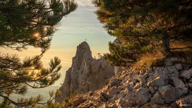 рассвет, крым, россия, пейзаж Ай-Петри, рассвет фото превью