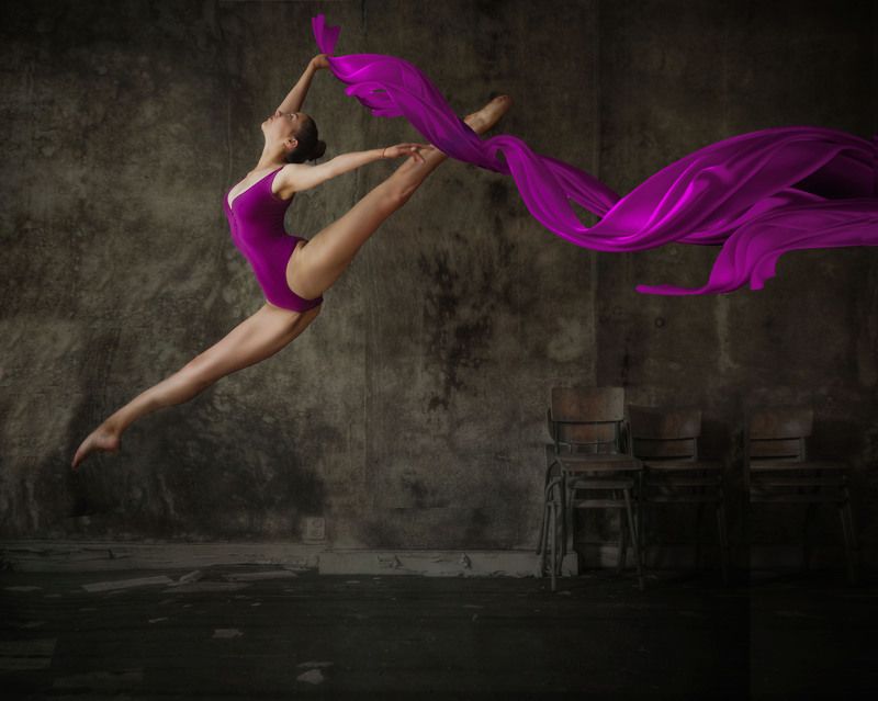 танец, девушка Полетphoto preview