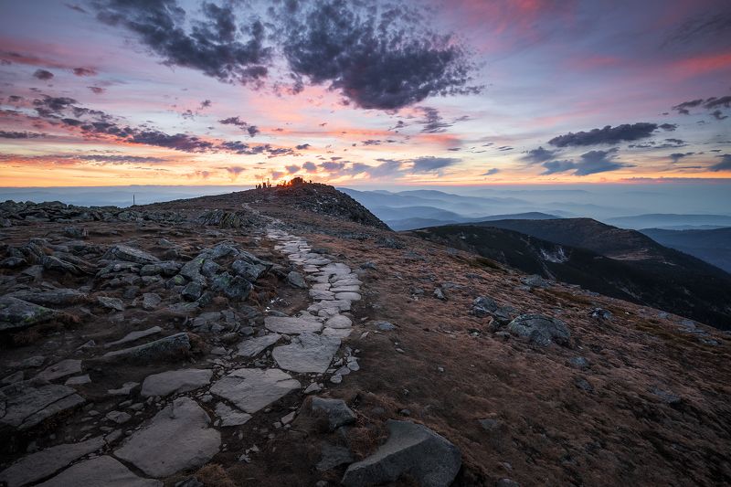 mountains, autumn, poland, slovakia, sunset Evening in the Mountainsphoto preview