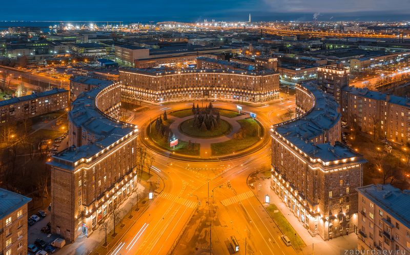 россия, петербург, вечер, осень Комсомольская площадьphoto preview