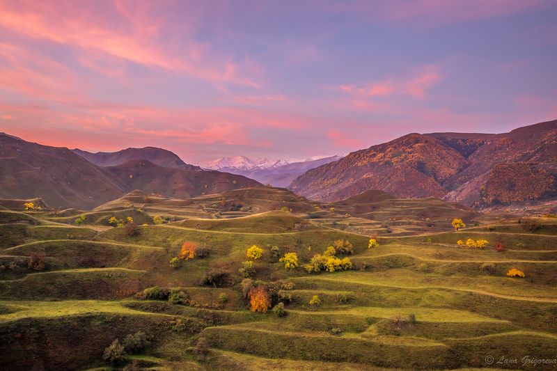 Пейзаж , Дагестан, горы, закат, осень ***photo preview