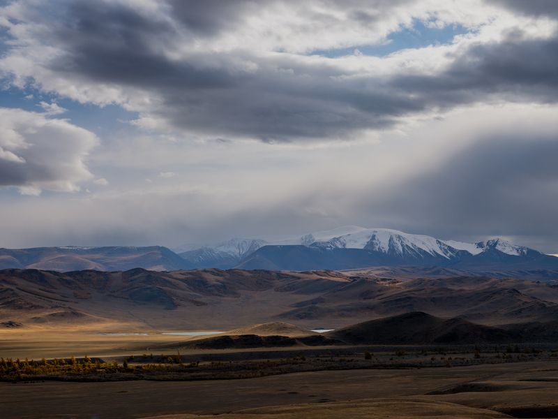 тыва, тува, осень, горы, монгун-тайга, тучи, fujifilm. Непогода...photo preview