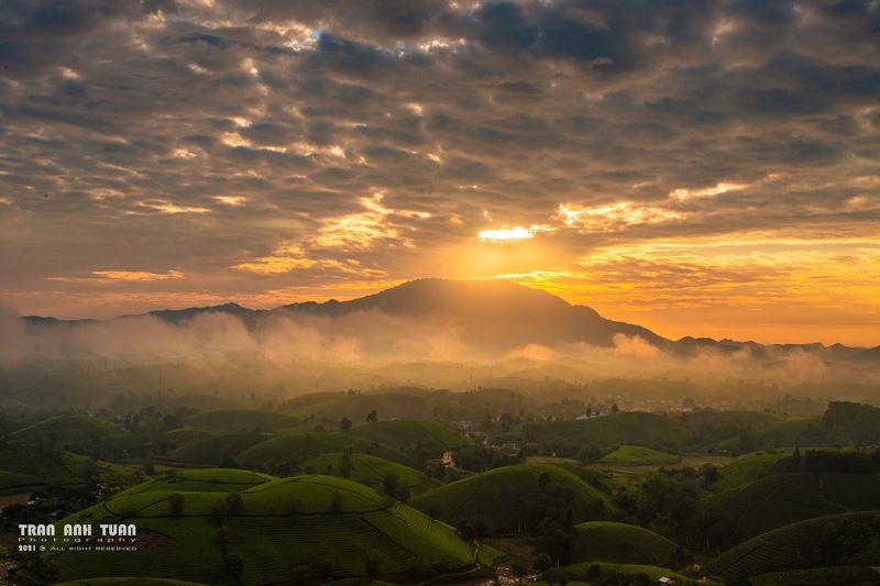 Morning in the autumn фото превью