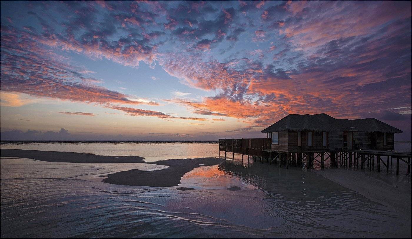 мальдивы, остров рангали, индийсикй океан, закат, Сергей Гаспарян