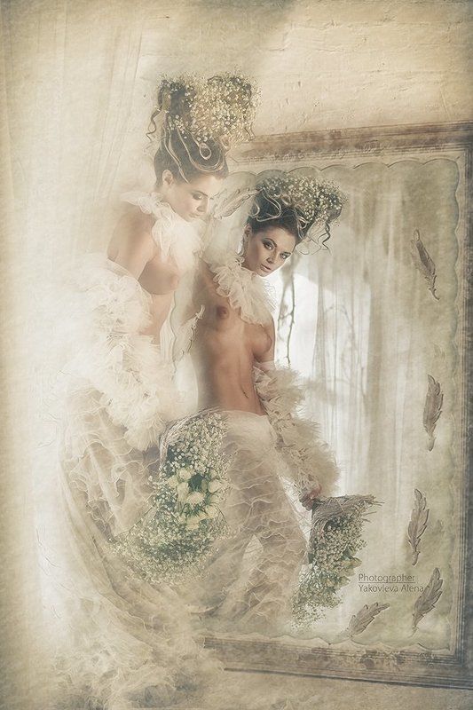 девушки, гламур, портрет, ню по ту сторону...photo preview