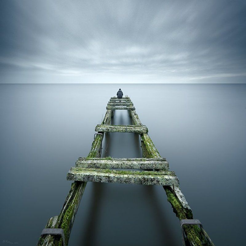 Colors, Lake, Long exposure, Lough Neagh, Man, Northern ireland, Old Bridge Old BridgeIIphoto preview