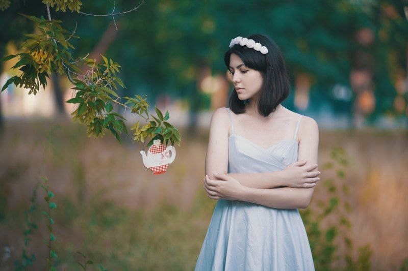 135 mm, Cute, Forest, Helena polansky, Portrait, Tea Vintage Tea Partyphoto preview
