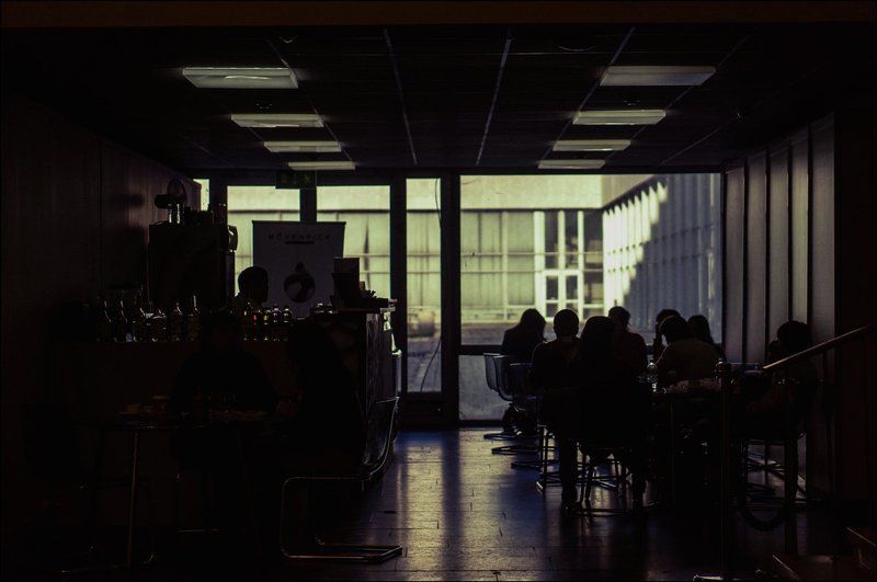 tarbeev, тарбеев, цдх, москва, кафе, силуэт -photo preview