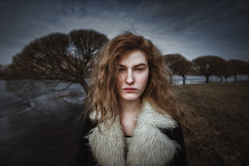 Color, eyes, girl, hair, locatio photo preview