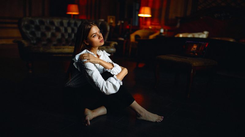 portrait, art, natural light, indoor, sensuality, 35mm, портрет, натуральный свет, студия, Настя 2021photo preview